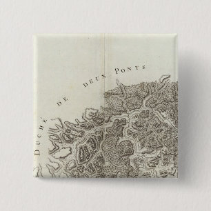 Badge Carré 5 Cm Landau, Wissembourg