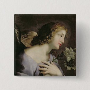 Badge Carré 5 Cm L'ange de l'annonce, c.1650