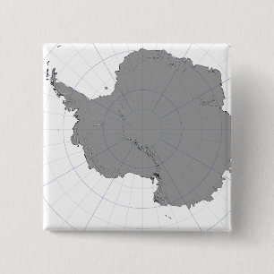 Badge Carré 5 Cm L'Antarctique