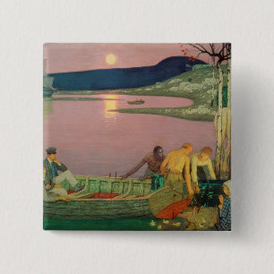 Badge Carré 5 Cm L'appel de la mer, 1925