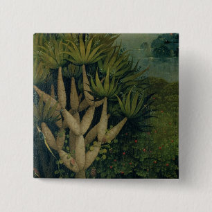 Badge Carré 5 Cm L'arbre de la connaissance du le bien et le mal