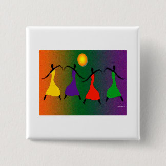 Badge Carré 5 Cm L'art de la danse
