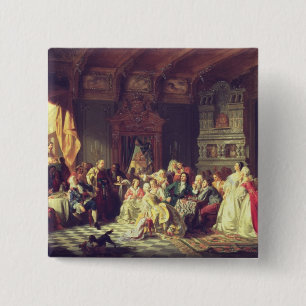 Badge Carré 5 Cm L'Assemblée sous Peter le grand