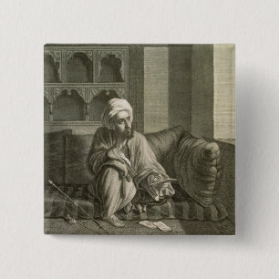 Badge Carré 5 Cm L'astronome, des costumes du volume II et de