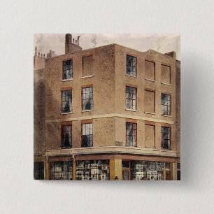 Badge Carré 5 Cm L'atelier d'impression de la lune de conseiller