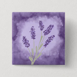 Badge Carré 5 Cm Lavender