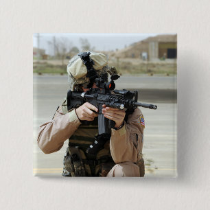 Badge Carré 5 Cm L'aviateur de l'Armée de l'Air d'USA conduit la