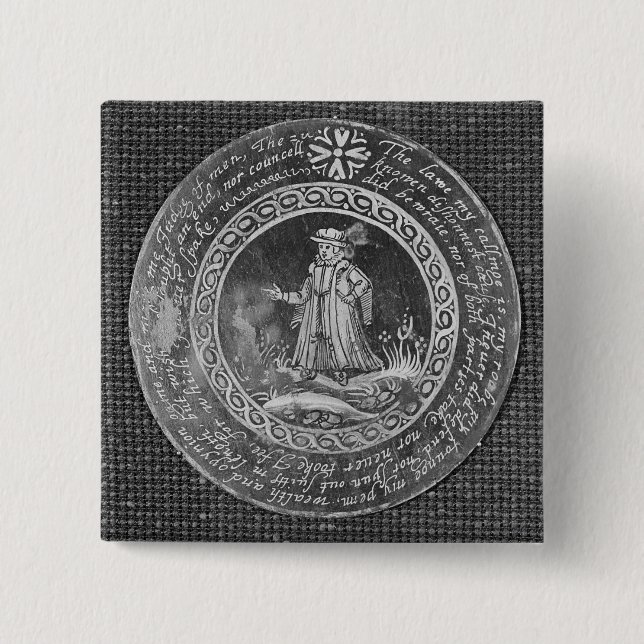 Badge Carré 5 Cm L'avocat (Devant)