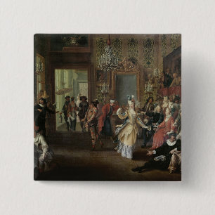 Badge Carré 5 Cm Le bal costumé