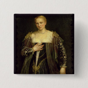 Badge Carré 5 Cm Le beau Nani (huile sur la toile)