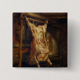 Badge Carré 5 Cm Le boeuf abattu, 1655