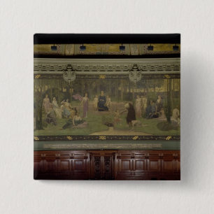 Badge Carré 5 Cm Le bois sacré