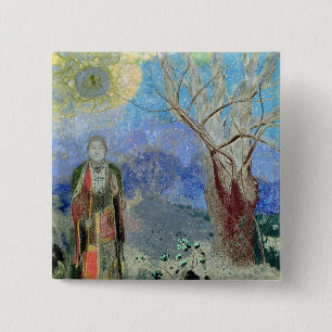 Badge Carré 5 Cm Le Bouddha, c.1905