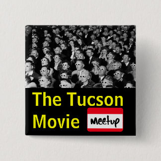 Badge Carré 5 Cm Le bouton de groupe de film de Tucson