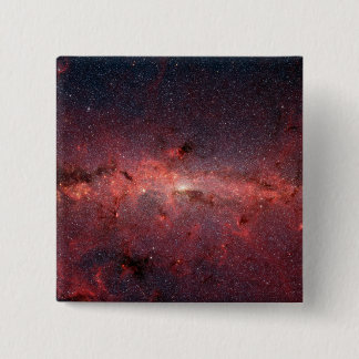 Badge Carré 5 Cm Le centre de la Galaxie de la Voie Lactée