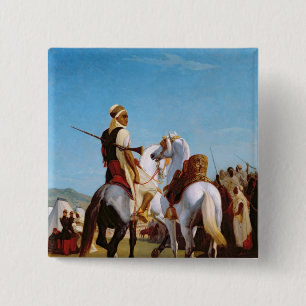 Badge Carré 5 Cm Le cheval de Gaada, ou le cheval de la soumission
