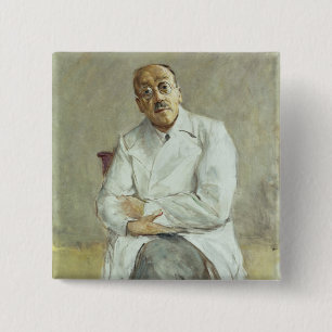 Badge Carré 5 Cm Le chirurgien, Ferdinand Sauerbruch, 1932
