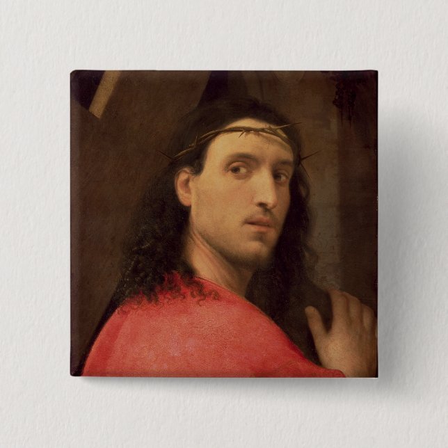 Badge Carré 5 Cm Le Christ portant la croix, c.1515 (Devant)