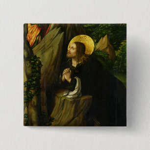 Badge Carré 5 Cm Le Christ sur le mont des Oliviers, 1505