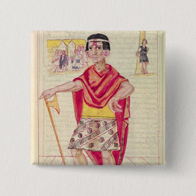 Badge Carré 5 Cm Le Codice Murua (Devant)