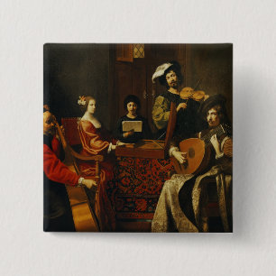 Badge Carré 5 Cm Le concert