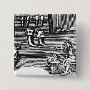 Badge Carré 5 Cm Le cordonnier