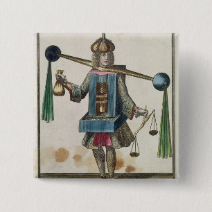 Badge Carré 5 Cm Le costume du monnayeur