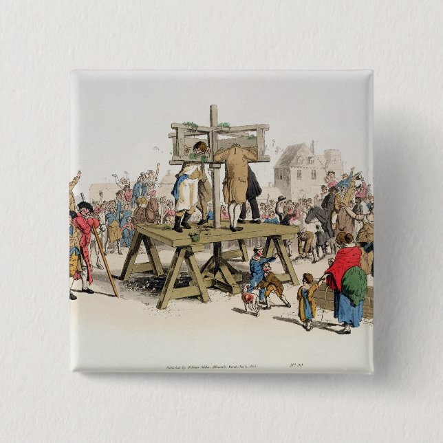 Badge Carré 5 Cm Le coupable (Devant)