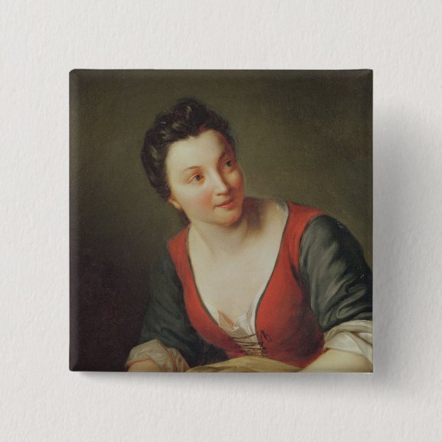 Badge Carré 5 Cm Le cuisinier (Devant)