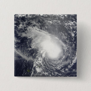 Badge Carré 5 Cm Le cyclone tropical Gael s'approche de Madagascar
