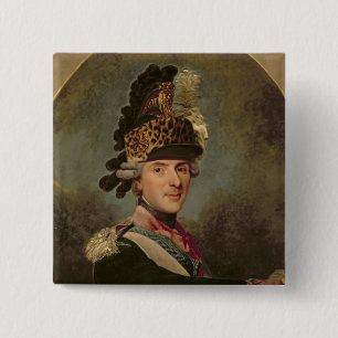 Badge Carré 5 Cm Le dauphin, Louis De France, 1760's