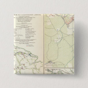 Badge Carré 5 Cm Le débarquement de Harrison