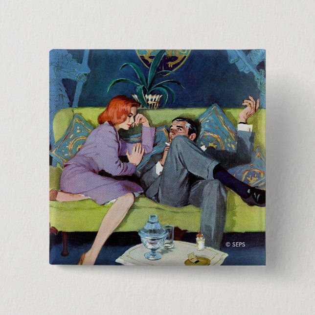 Badge Carré 5 Cm Le Dernier raid du Mont Noir (Devant)