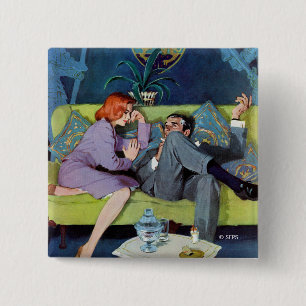 Badge Carré 5 Cm Le Dernier raid du Mont Noir