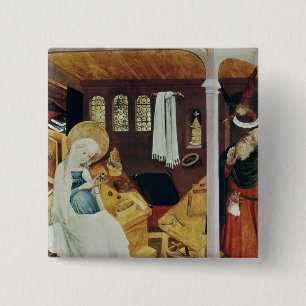 Badge Carré 5 Cm Le doute de St Joseph, c.1410-20