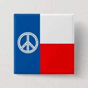 Badge Carré 5 Cm Le drapeau de Giselle