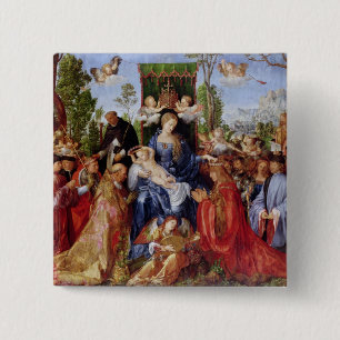 Badge Carré 5 Cm Le festival du chapelet, 1506