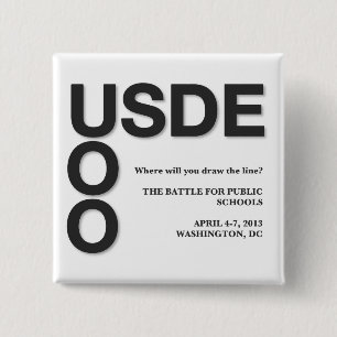 Badge Carré 5 Cm Le fonctionnaire occupent le bouton 2,0 carré