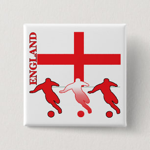 Badge Carré 5 Cm Le football Angleterre