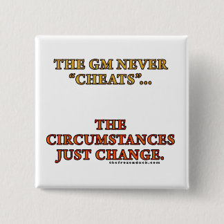 Badge Carré 5 Cm Le GM ne triche jamais