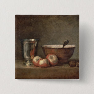 Badge Carré 5 Cm Le gobelet argenté, c.1768