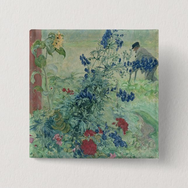 Badge Carré 5 Cm Le grand-père (Devant)