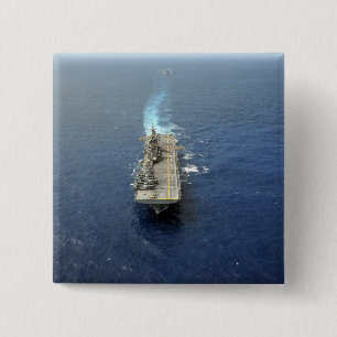 Badge Carré 5 Cm Le groupe prêt amphibie de Kearsarge