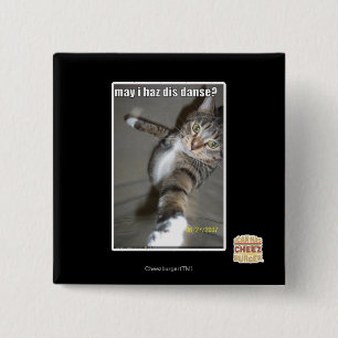 Badge Carré 5 Cm le haz DIS d'I peut-il danser ?