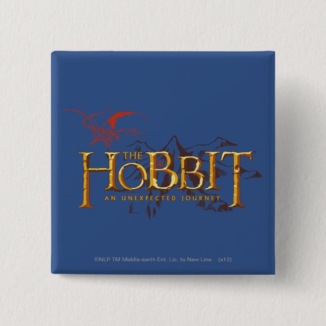 BADGE CARRÉ 5 CM LE HOBBIT : UN VOYAGE INATTENDU™ (Devant)