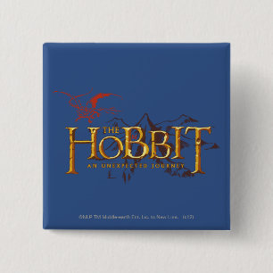 BADGE CARRÉ 5 CM LE HOBBIT : UN VOYAGE INATTENDU™