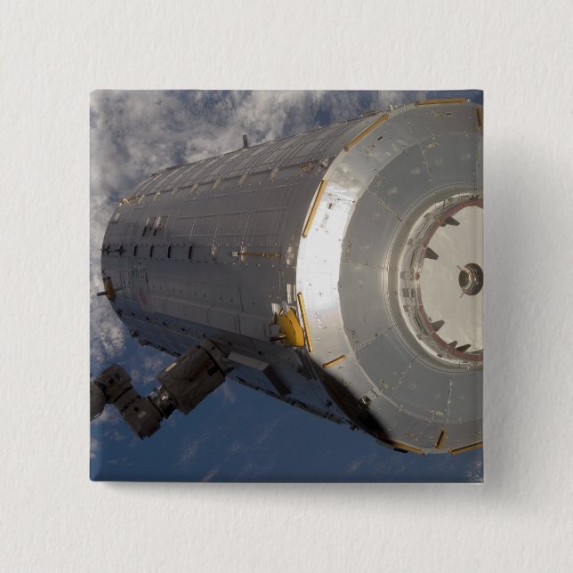 Badge Carré 5 Cm Le Kibo japonais Pressurisé Module 3 (Devant)