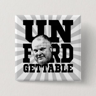 Badge Carré 5 Cm Le maire inoubliable Rob Ford de Toronto