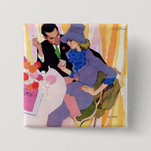 Badge Carré 5 Cm Le mariage n'est pas pour moi