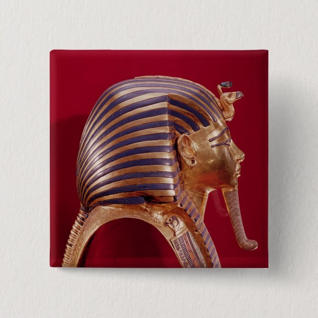 Badge Carré 5 Cm Le masque d'or, du trésor de (Devant)